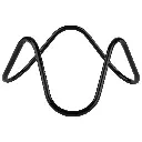 Buffetstaander WAVE - Ø 20xH9,5 cm            