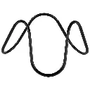 Buffetstaander WAVE - Ø 24xH13 cm             