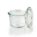 Weckpot met deksel Ø 6 x H5,5 cm - 80 ml - set van 12 stuks