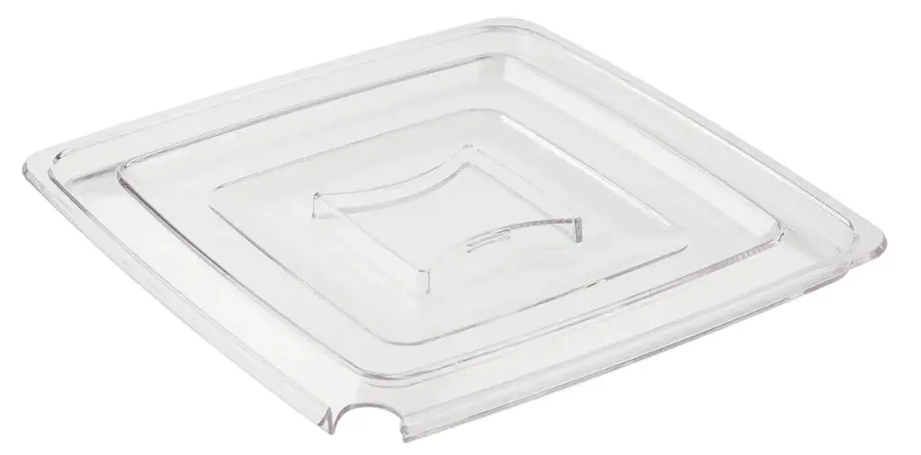 Deksel met lepeluitsparing PURE - 25 x 25 cm x h 1,5 cm         