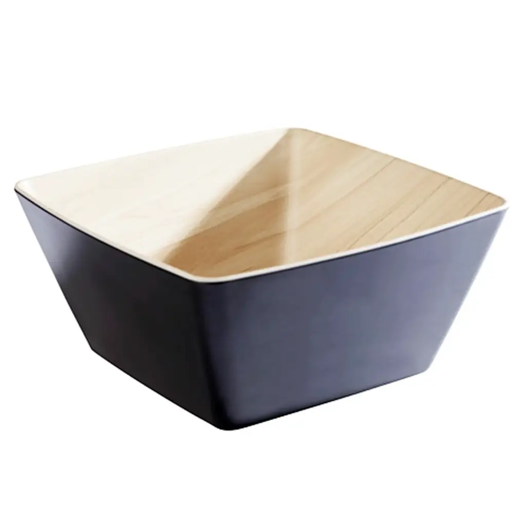 Kom FRIDA zwart/naturel 25 x 25 cm x h 12 cm          
