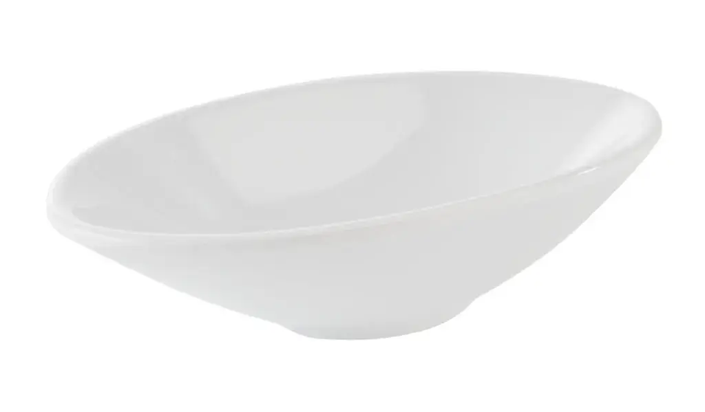 Kom MINI wit  13,5 x 7,5 cm x h 3 cm        