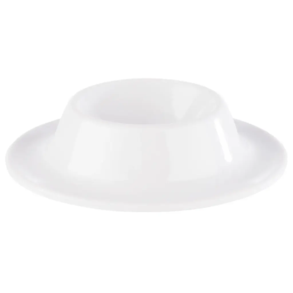 Eierdop melamine wit Ø 8,5 cm x h 2 cm             