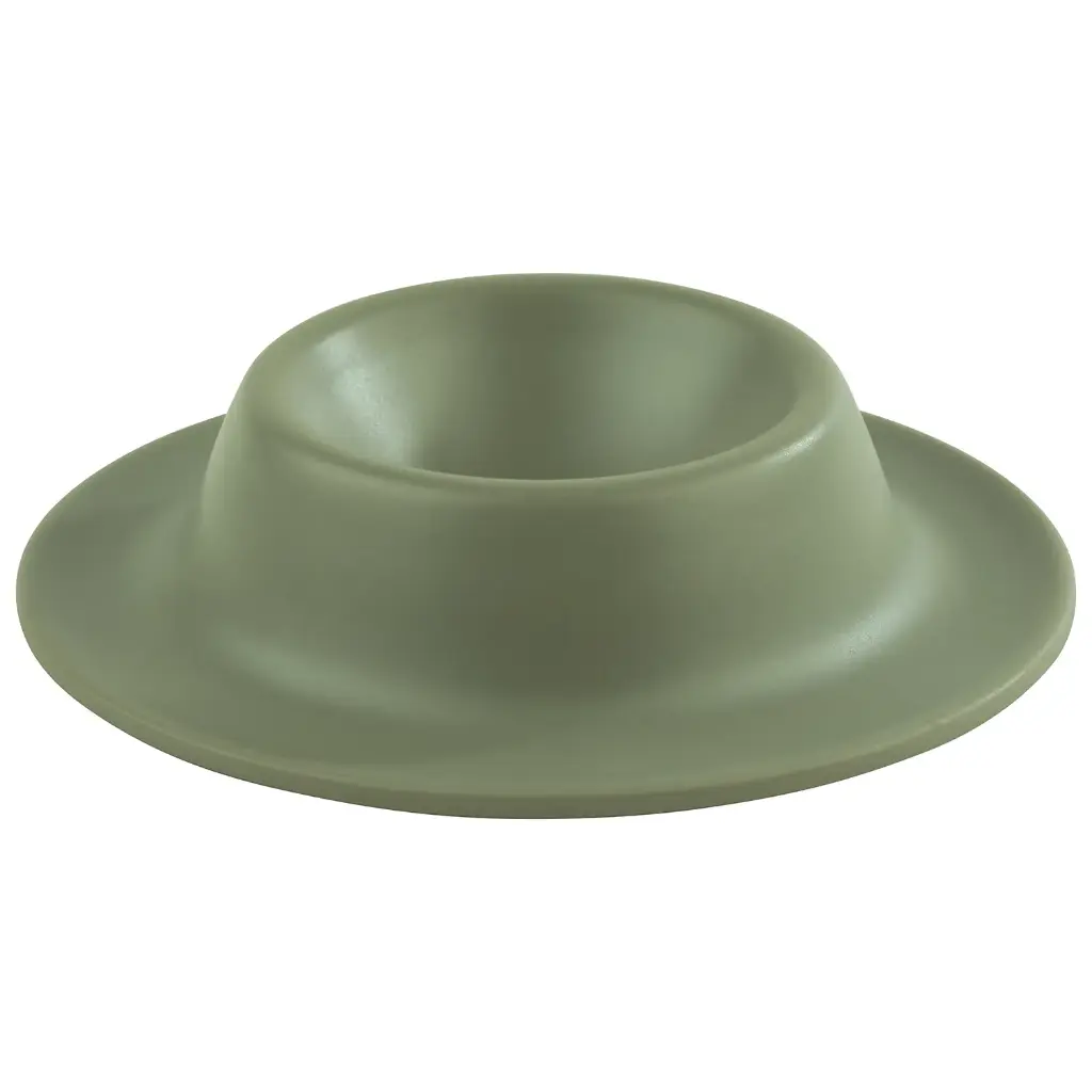 Eierdop melamine groen 4 suks - Ø 8,5 cm x h 2 cm             