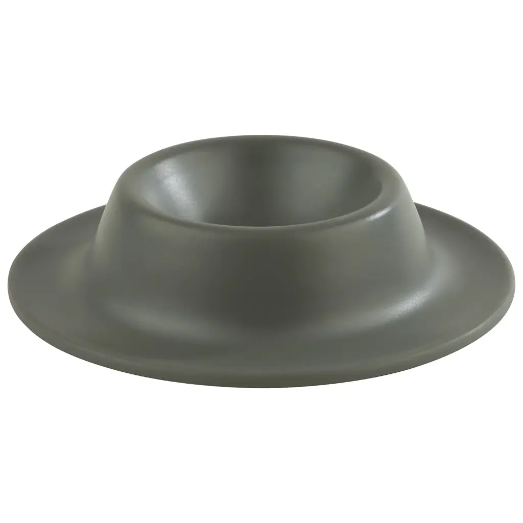 Eierdop melamine grijs  Ø 8,5 cm x h 2 cm             