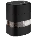 Zout- en pepermolen 2 in 1 zwart - 6x5xH8 cm             