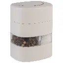 Zout- en pepermolen 2 in 1 wit  6x5xH8 cm             