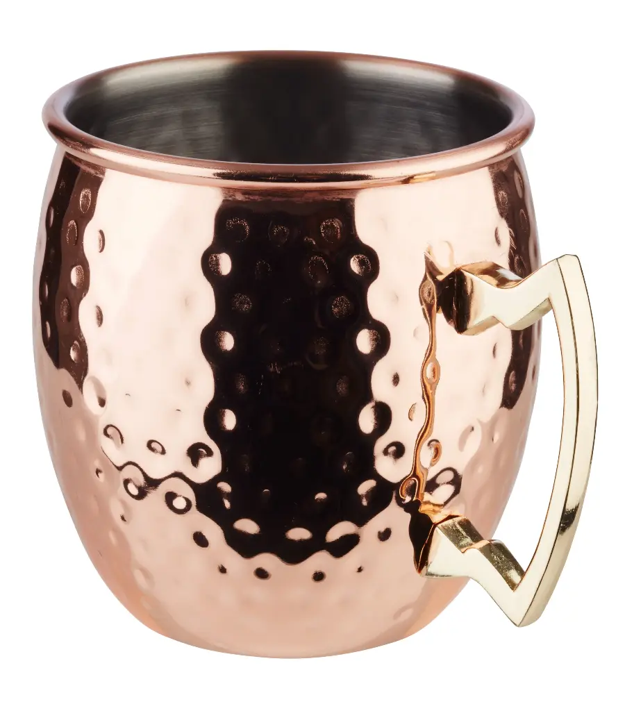 Beker MOSCOW MULE RVS koperlook Ø 9 cm x h 10 cm              