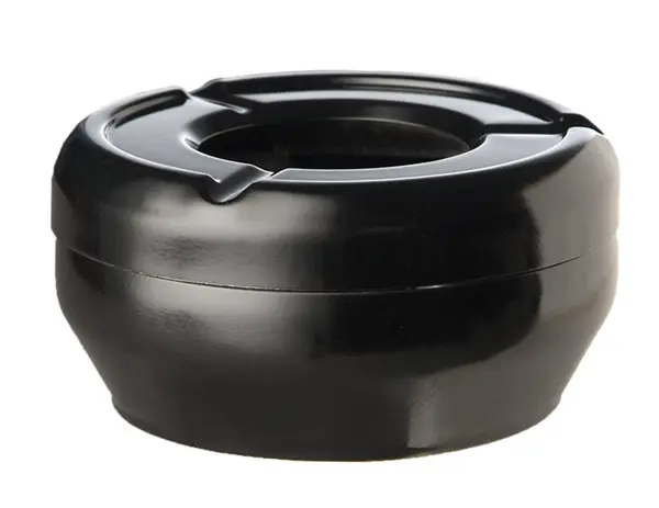 Melamine Asbak GLEAM zwart - Ø10xH4cm              