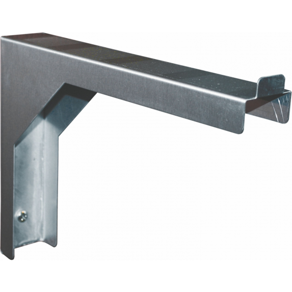 RVS 441 Vaste steunen in inox voor open legger 12/10 - L350 mm