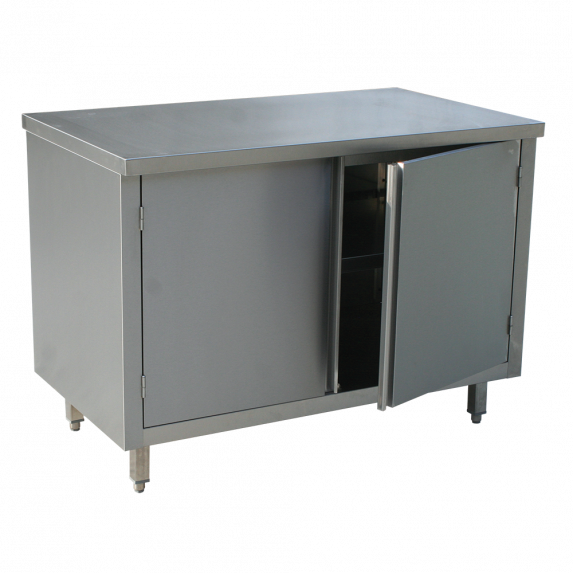 RVS 441 Werktafelkast met draaideuren - L800XD700XH900 mm