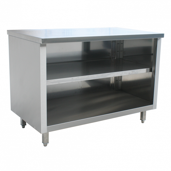 RVS 441 Open werktafelkast - L1400XD700XH900 mm