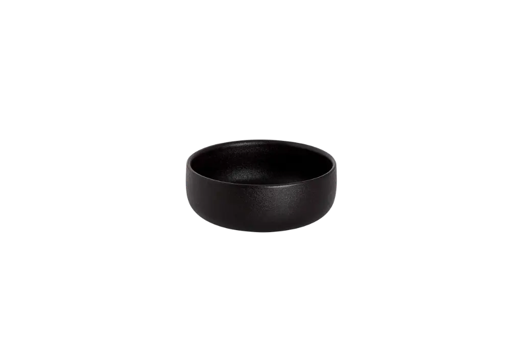 Maastricht Porselein schaal universe Ø 14 cm - 65 cl zwart 