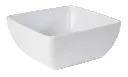 Melamine schaal/kom wit 32x32xH14cm - 8 Lt