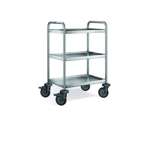 B.Pro Serveerwagen - SW 6 x 4-3 met kunststof wielen   