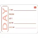 Voedseletiket - houdbaarheidsetiket 4,9x6,5cm - verwijderbaar - 500 stuks   