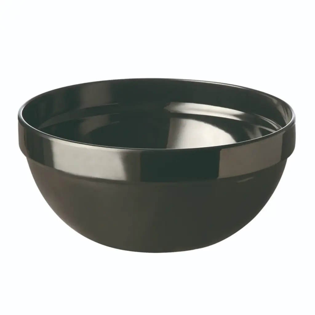 Melamine casual kom zwart D10,5cH4,5 cm - 0,15 Lt 