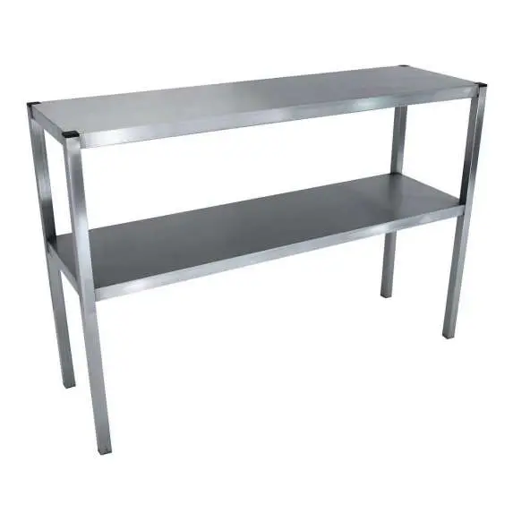 RVS 304 Chef rekken 2 niveaus - L1200XD300XH700/400 mm