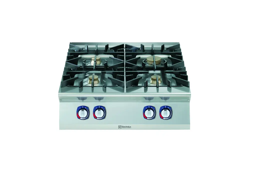 Electrolux 900XP Gasfornuis, 4 branders 3 x 6/1 x 10 kW, topmodel
