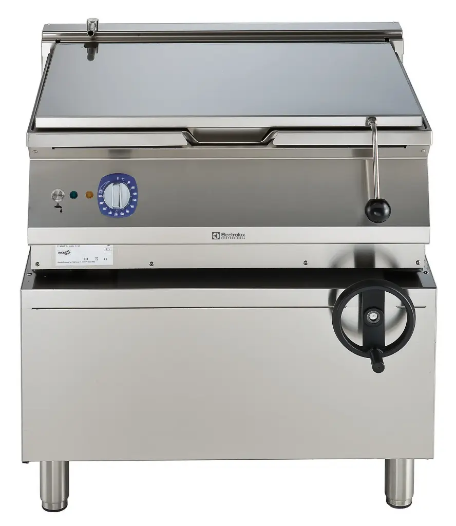 Electrolux 700XP Kantelbare braadpan 60 lt, elektrisch 9,5 kW, rvs Duomat bodem