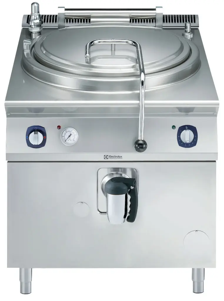 Electrolux 900XP Kookketel 100 lt, gas 21 kW, indirect verwarmd, automatische vulling