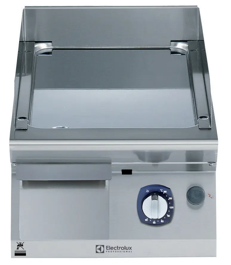 Electrolux 700XP Bakplaat, 1 zone, glad, gepolijst chroom, topmodel, gas