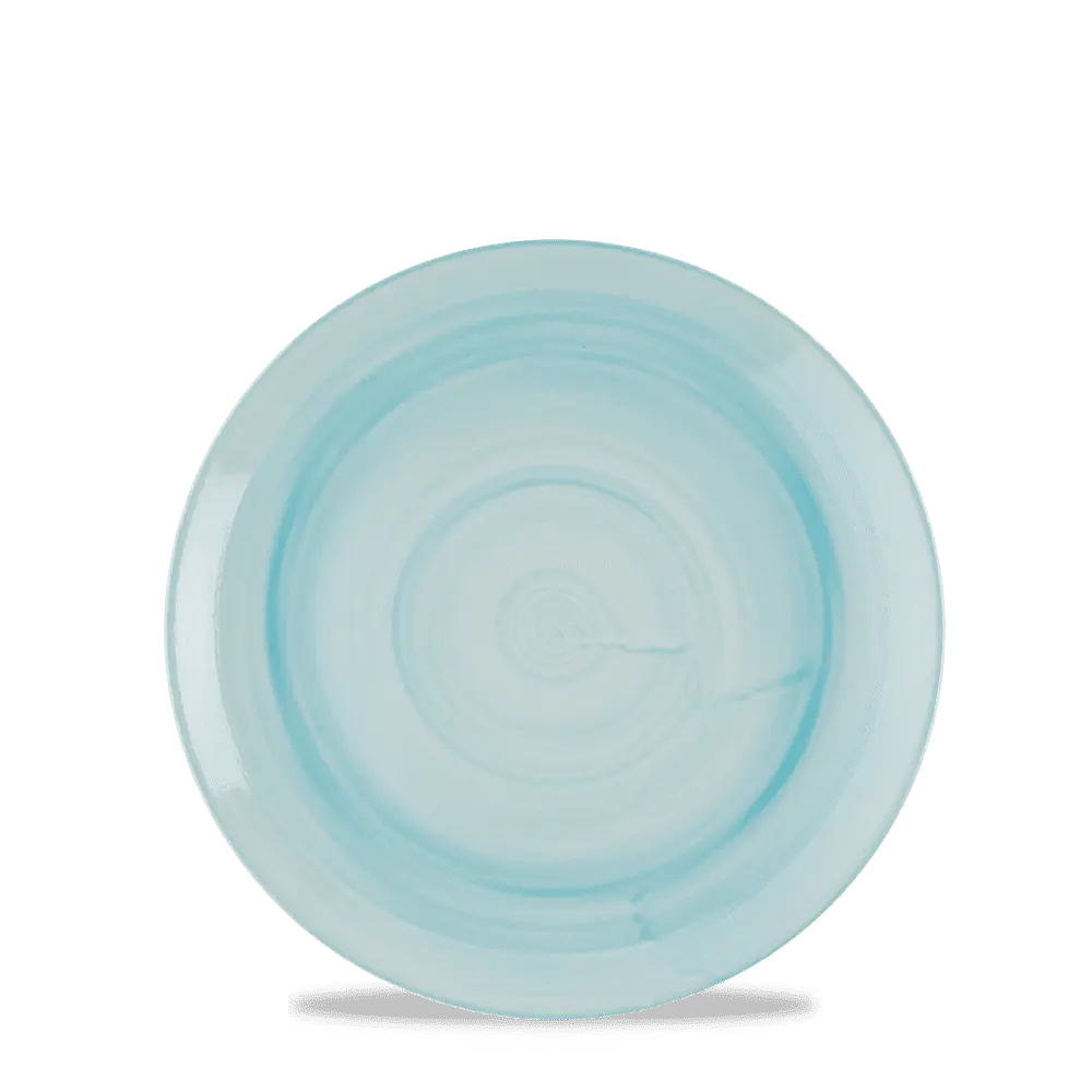 Churchill stonecast coupe plate D16,5cm - blauw