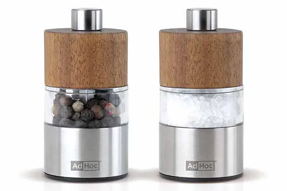 David set peper - en zoutmolen D3,2xH6,2cm