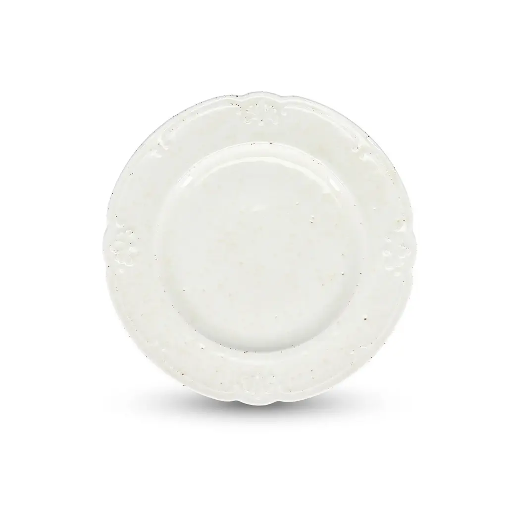 Seance plat bord Ø 26,5 cm - beige