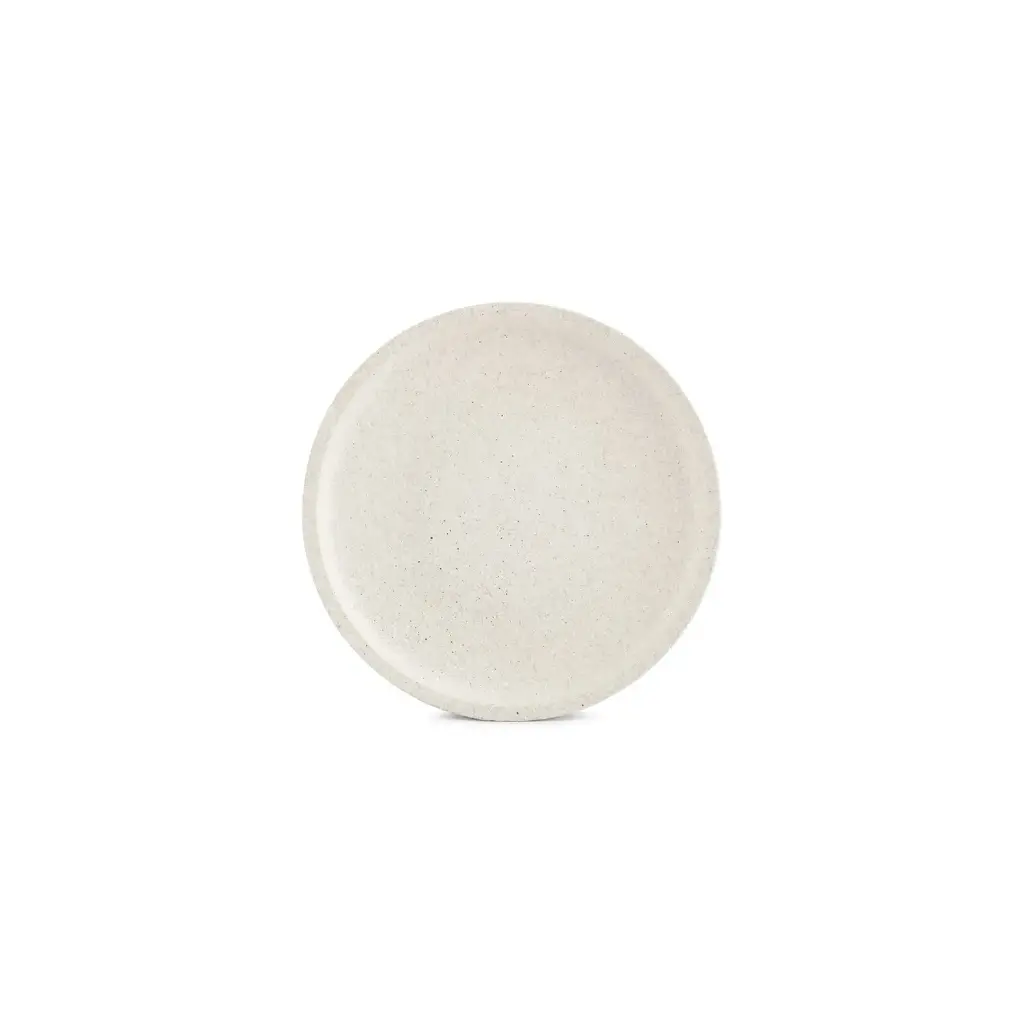 White Calca plat bord Ø 25 cm - beige