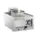 Elektrische friteuse 8 Lt met aftapkraan - b 40 x d 60 x h 24 cm - 6 kW