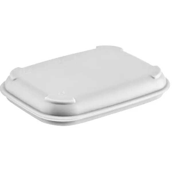 Hard Deksel voor Rechthoekig Schaaltje 12 cm Grijs 