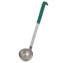 Kleurcode opscheplepel/pollepel 18 cl- Ø 9 cm - groen - L 41 cm   