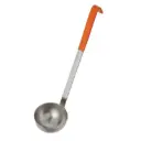 Kleurcode opscheplepel/pollepel 24 cl- Ø 10 cm - oranje - L 42 cm    