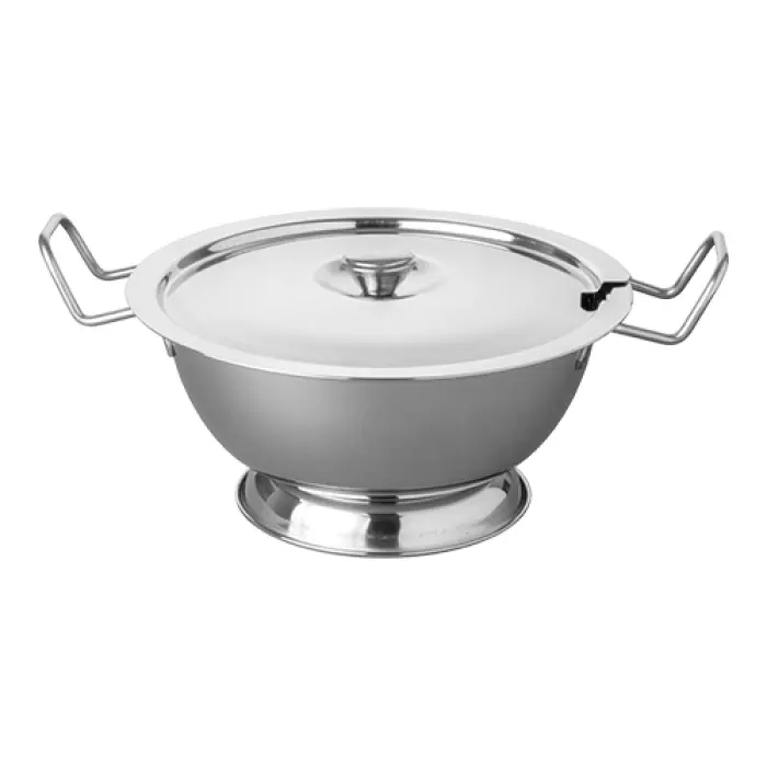 RVS soepterrine 2,0 Lt met deksel - Ø 23 x h 10,5 cm