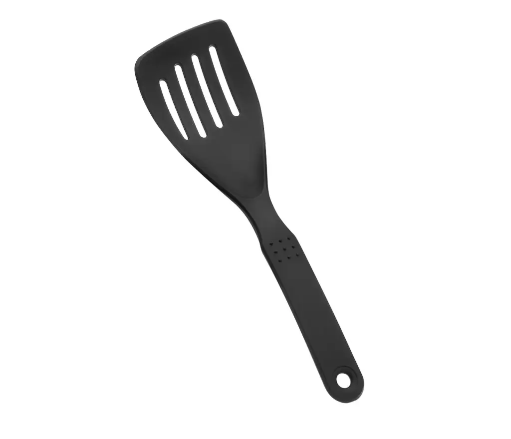 Zwart Nylon perfo spatel L 275 x B 125 x 8 mm - max. 210 °C
