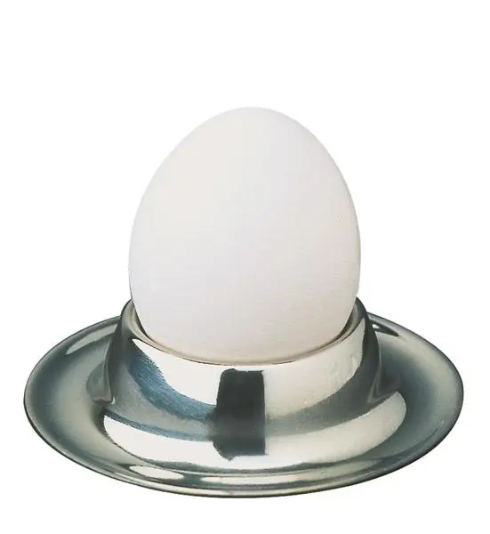 RVS Eierdop rond Ø 8,5 cm x h 2 cm              