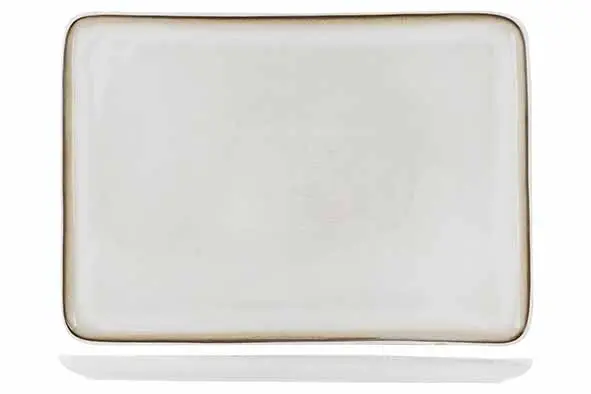 Lily white rechthoekig bord 36 x 25 cm  