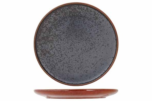 [5697027] Proof - Elements maroon dessertbord/plat bord Ø 20,5 cm