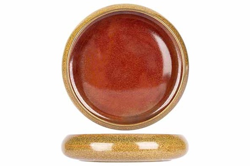 [5698012] Proof - Elements mustard plat bord Ø 16,6 x H 3,8 cm