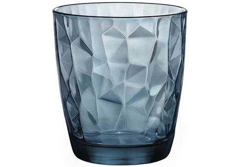 [302259-M02] Diamond waterglas 39 cl - blauw