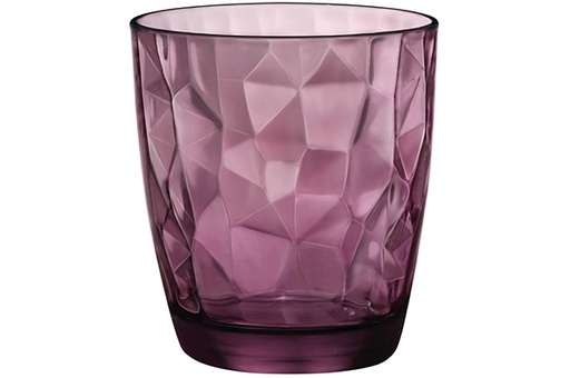 [302258-M02] Diamond waterglas 39 cl - paars