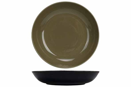 [6123324] Jaxx Olive Green Diep Bord D24cm