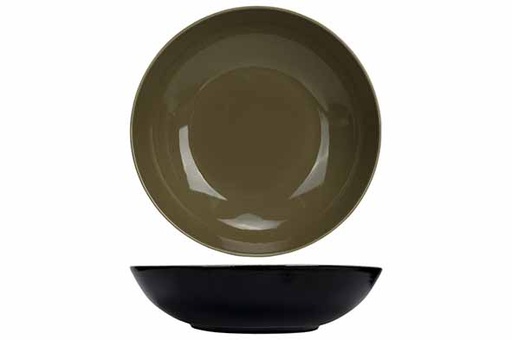[6123321] Jaxx Olive Green Diep Bord D21cm