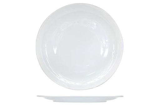 [113N/6] Nordika Wit Bord Plat 26cm