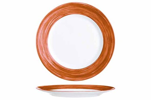 [Q8146] Brush Plat Bord Terracotta D19,5cm