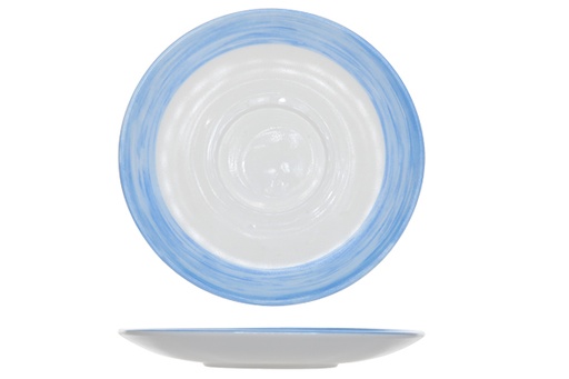 [C3785] Brush Blauw Ondertas D14cm