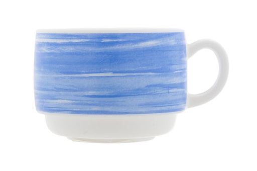 [C3781] Brush Blauw koffietas 19cl Horeca