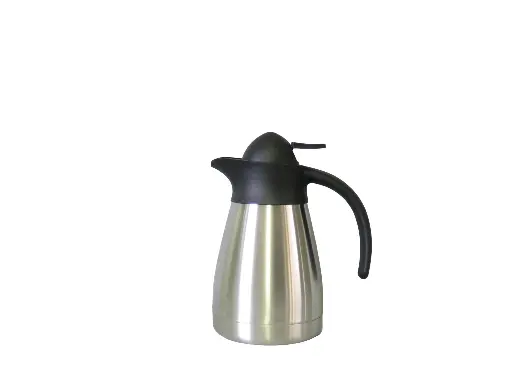 [V0599-S01] Isoleerkan 0.5L RVS Pro RVS H200 mm - D108 mm - drukknop