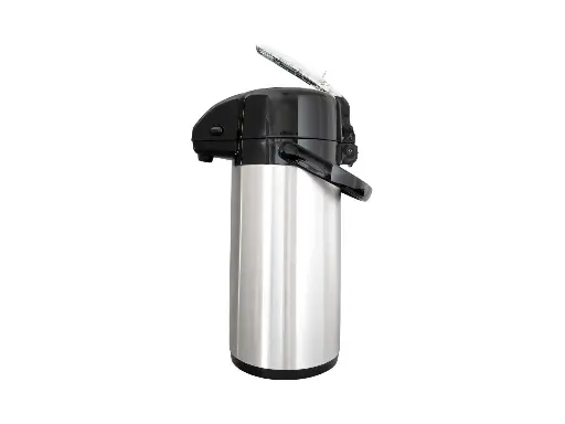 [FSS22S] Pompisoleerkan 2.2L RVS H342 mm - D141 mm - RVS binnenfles